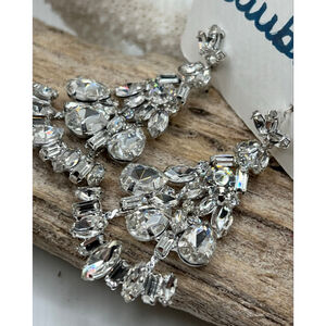 Baubles Silver Chandelier Victorian Goth Vibe Dangle Earrings